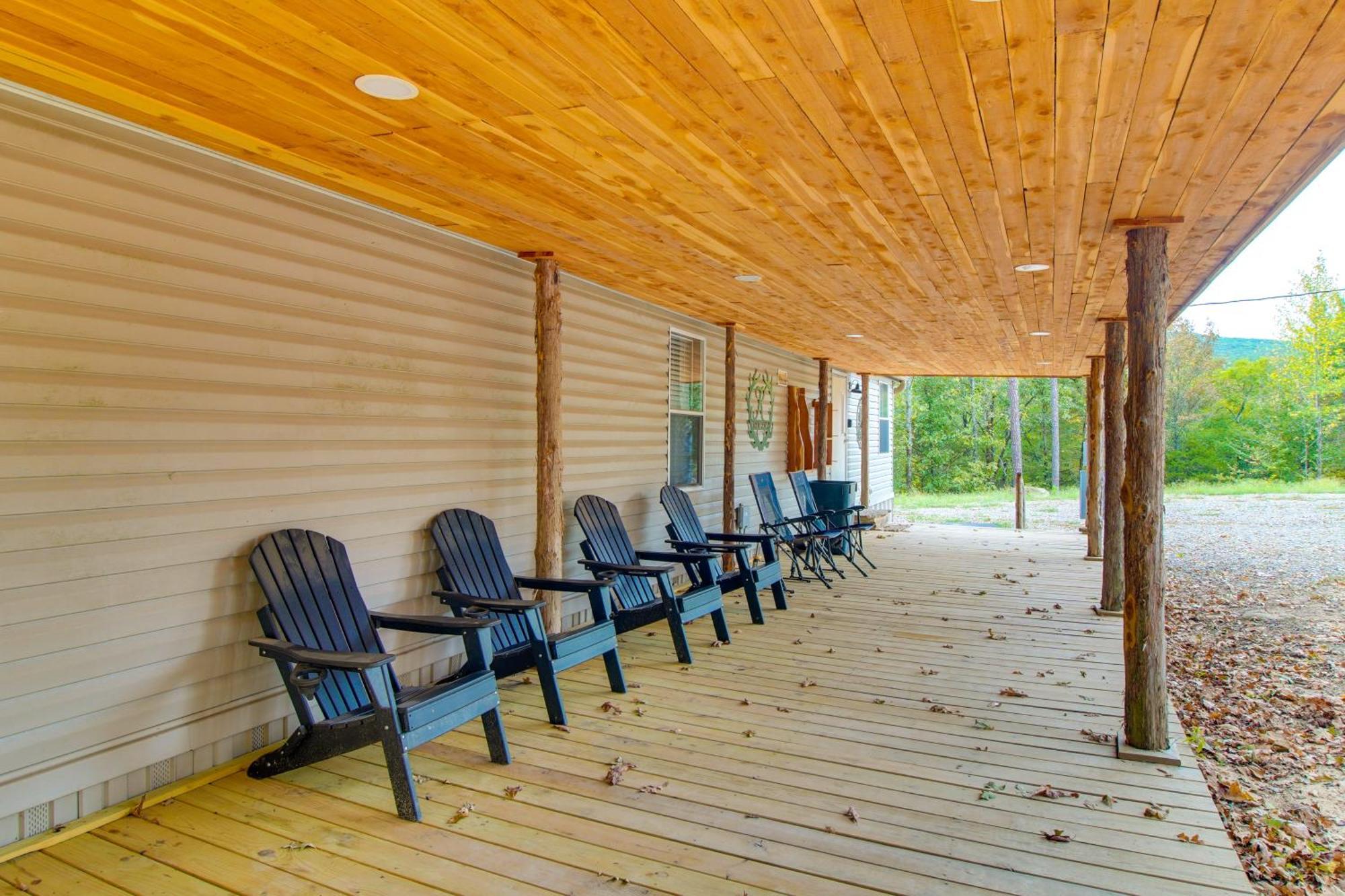 Ozark Mountain Cabin Rental On 300-Acre Ranch Esterno foto