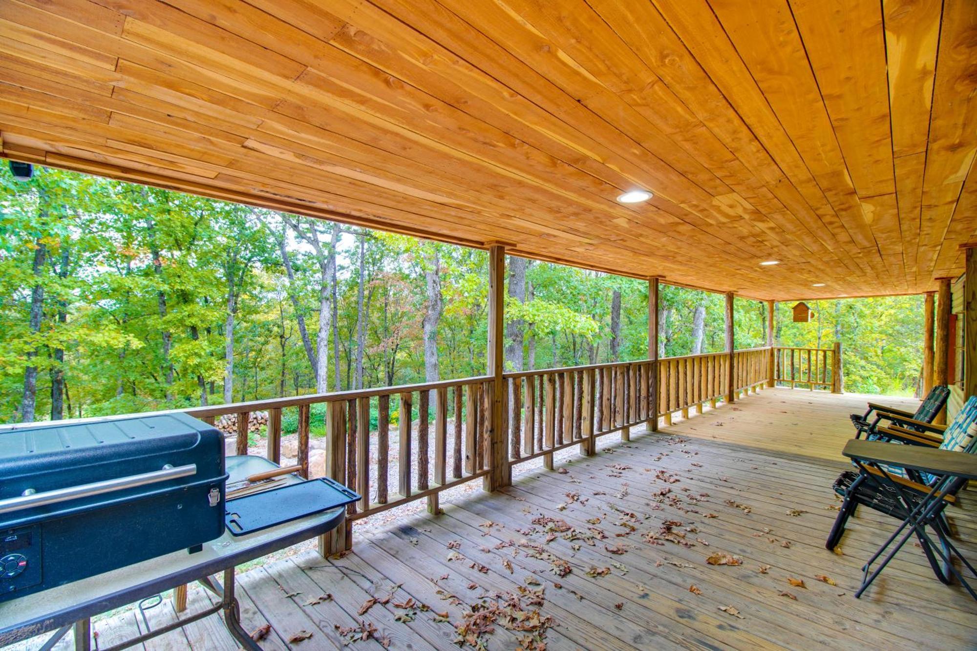 Ozark Mountain Cabin Rental On 300-Acre Ranch Esterno foto