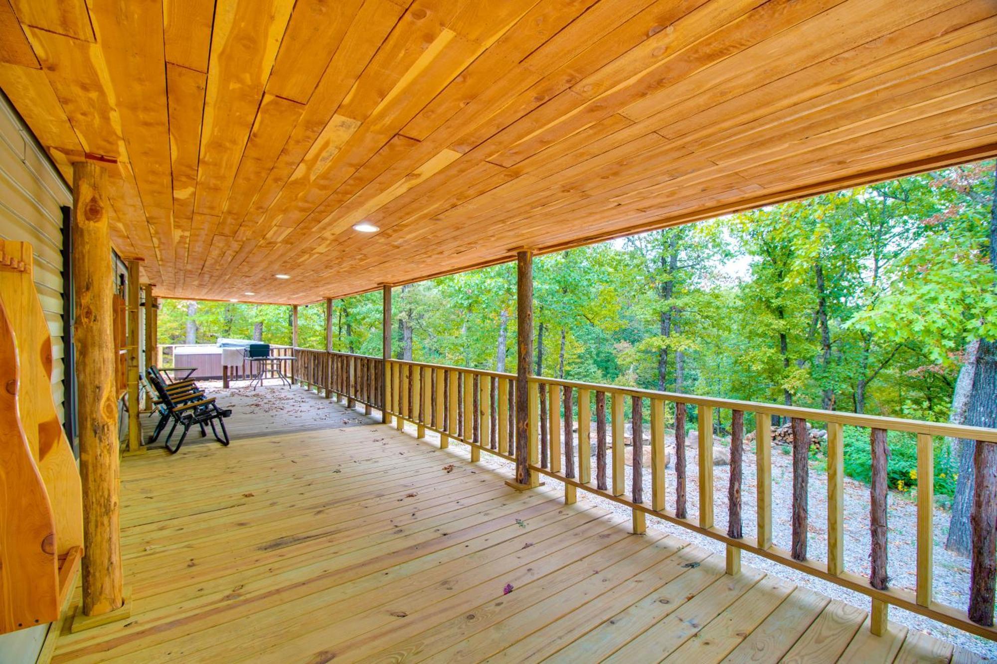 Ozark Mountain Cabin Rental On 300-Acre Ranch Esterno foto